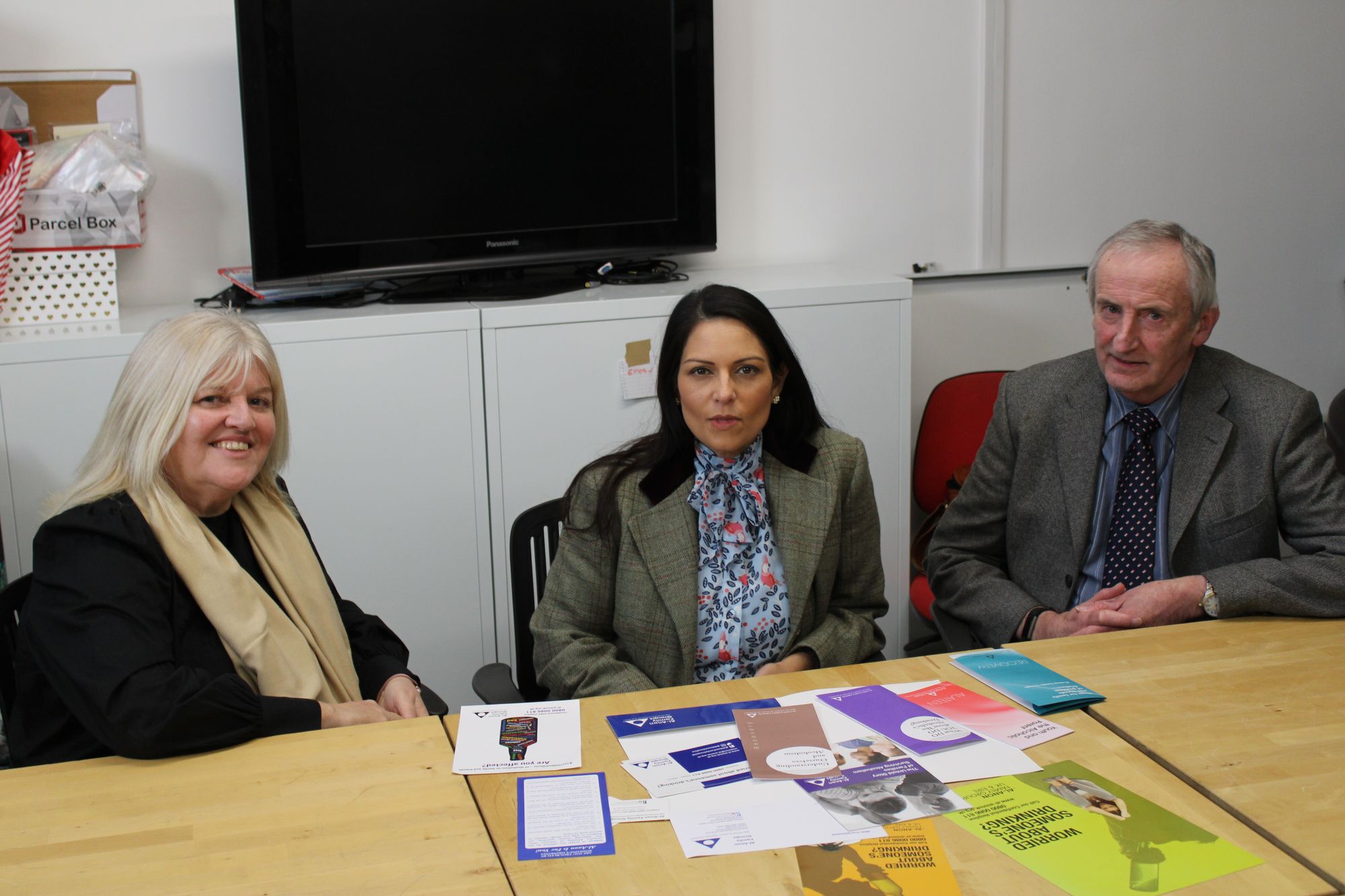 Witham MP meets local Al-Anon volunteers