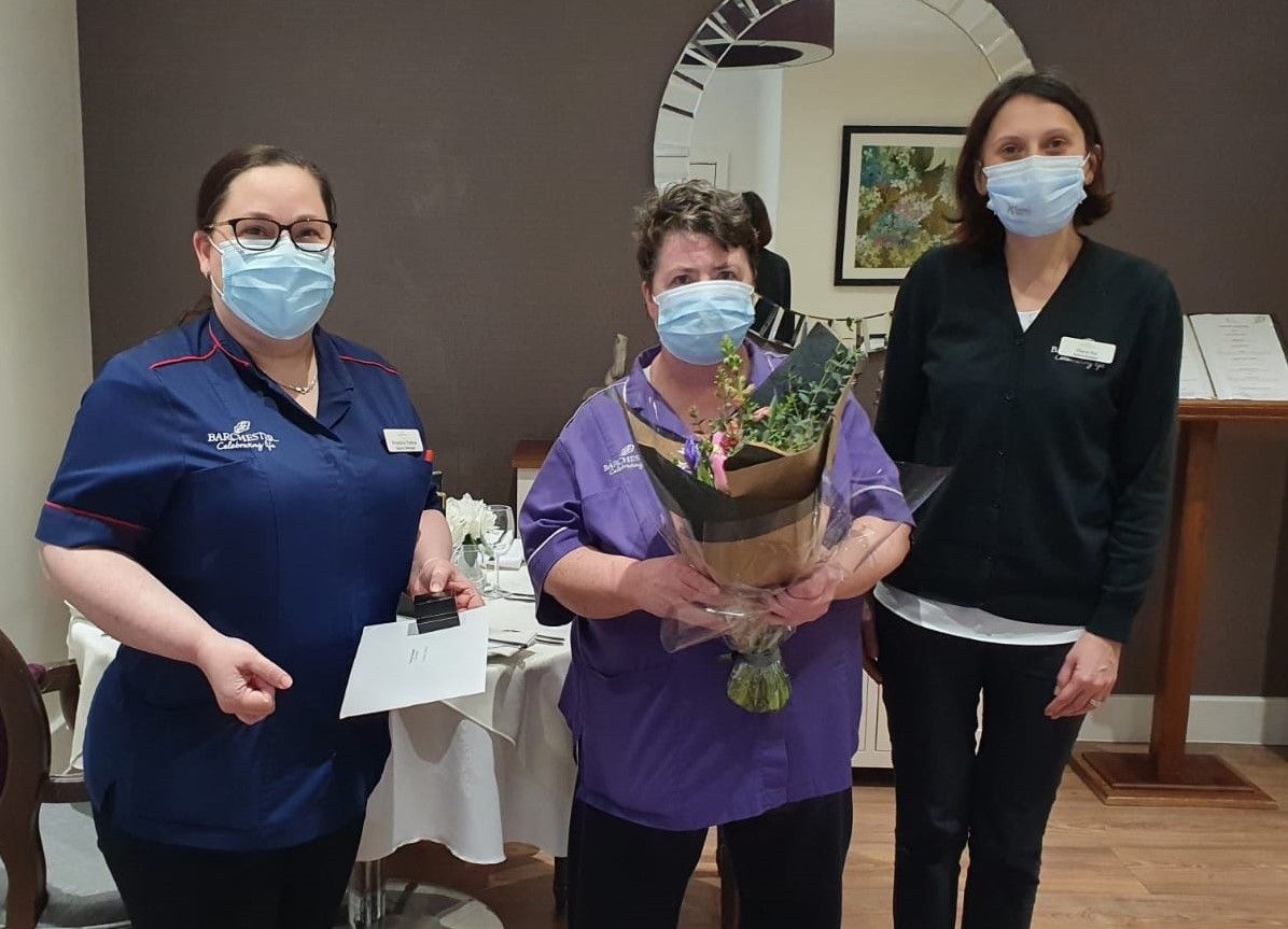 Islington care home worker celebrates 15 years of service with Cheverton Lodge