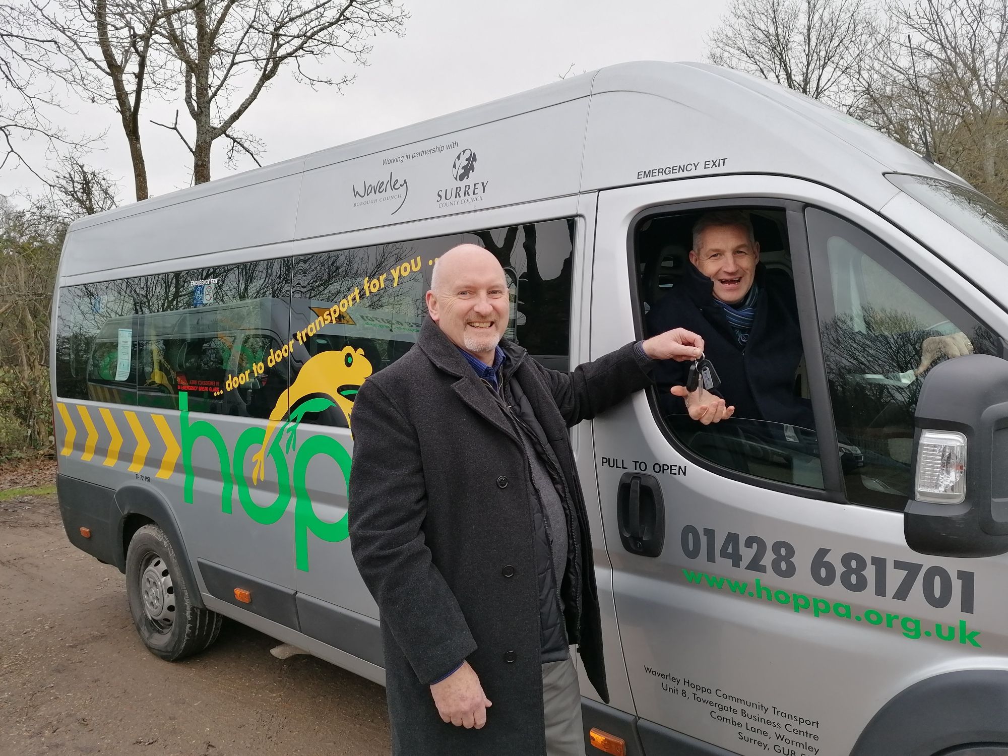 Manager of Farnham community transport scheme thanked for years of service