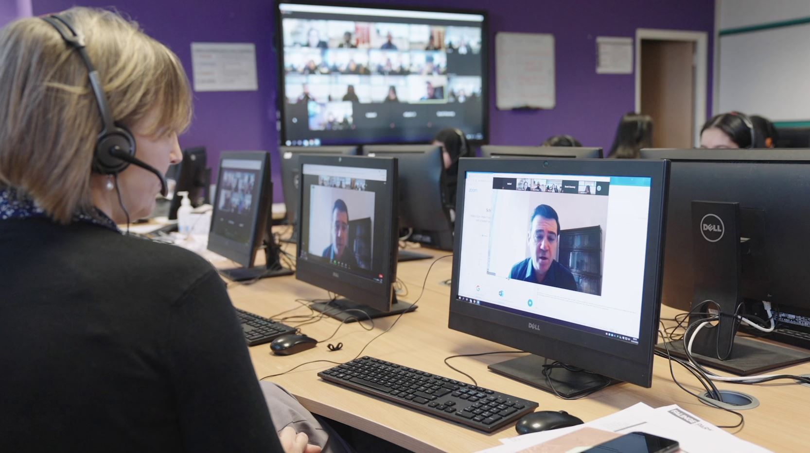 Rochdale students joined by Andy Burnham for gender violence workshop