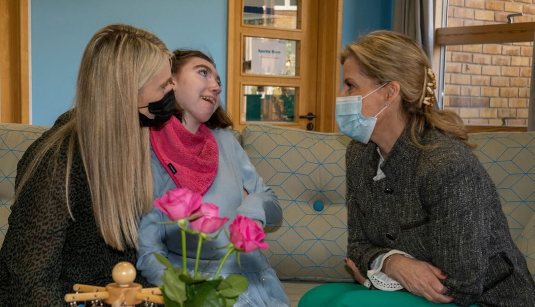 The Countess of Wessex takes part in Valentine's inspired event at a Hampton children's hospice