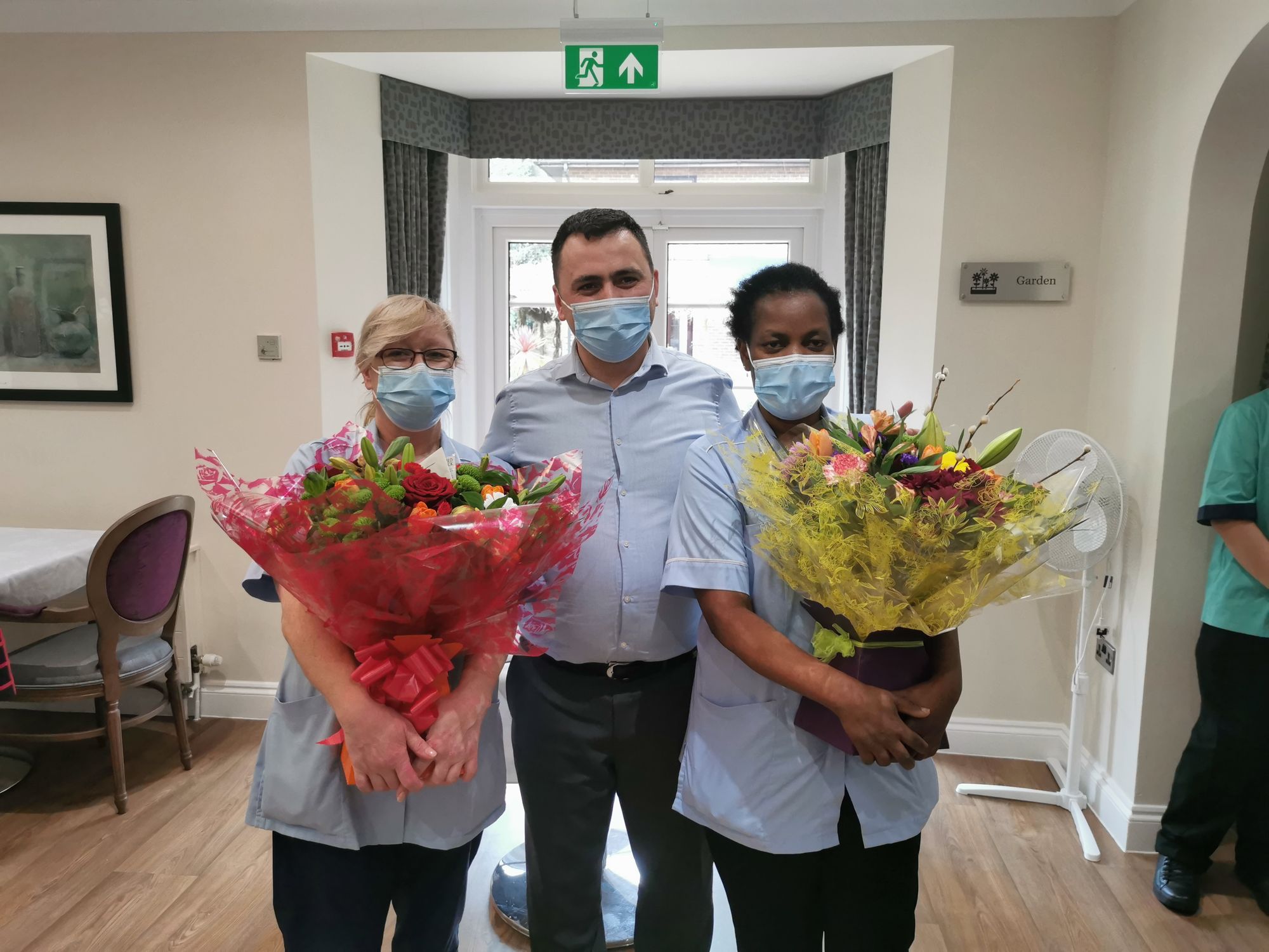Camberley care home staff celebrate finishing training course