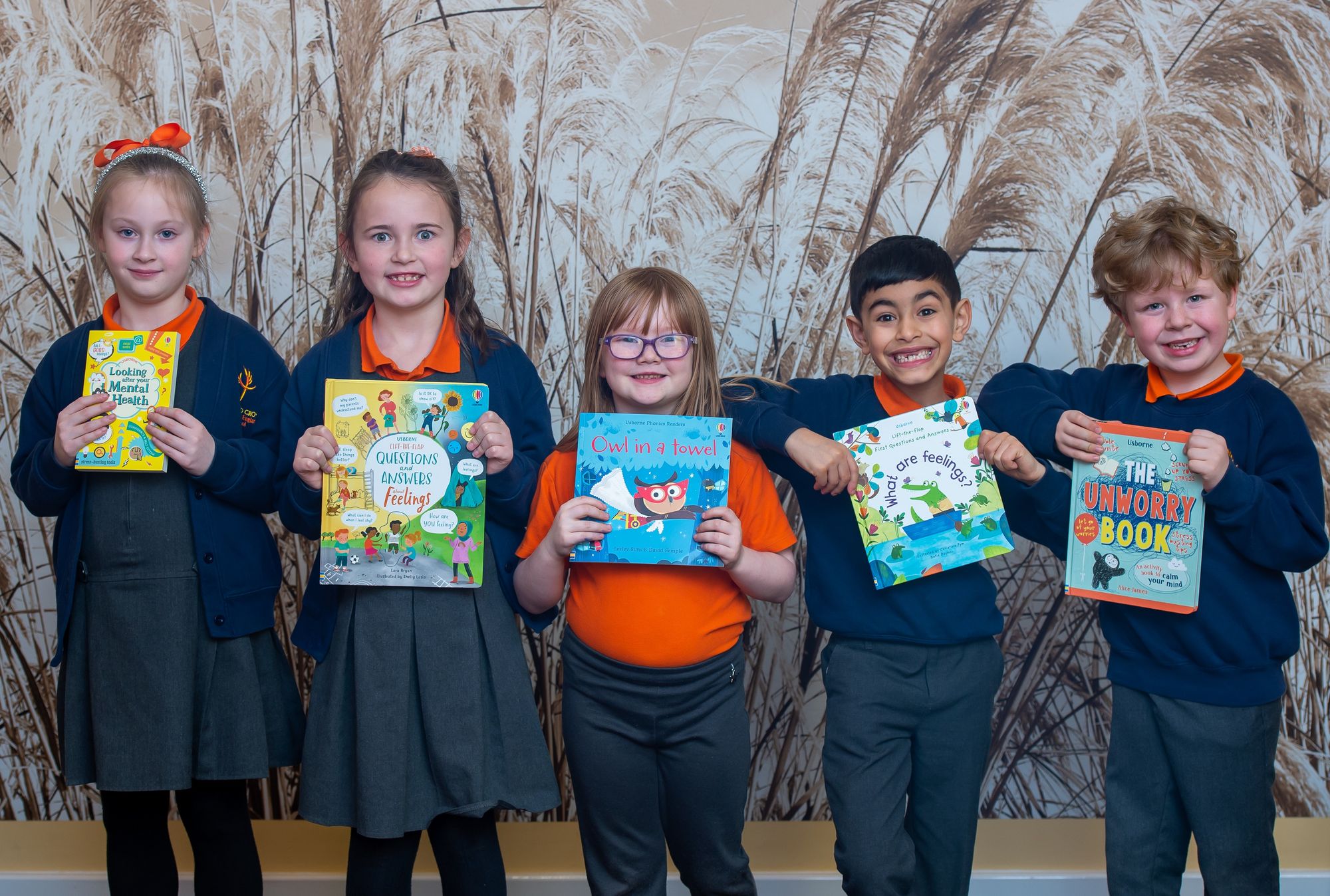 Northamptonshire housebuilder back children's mental health week with book donation
