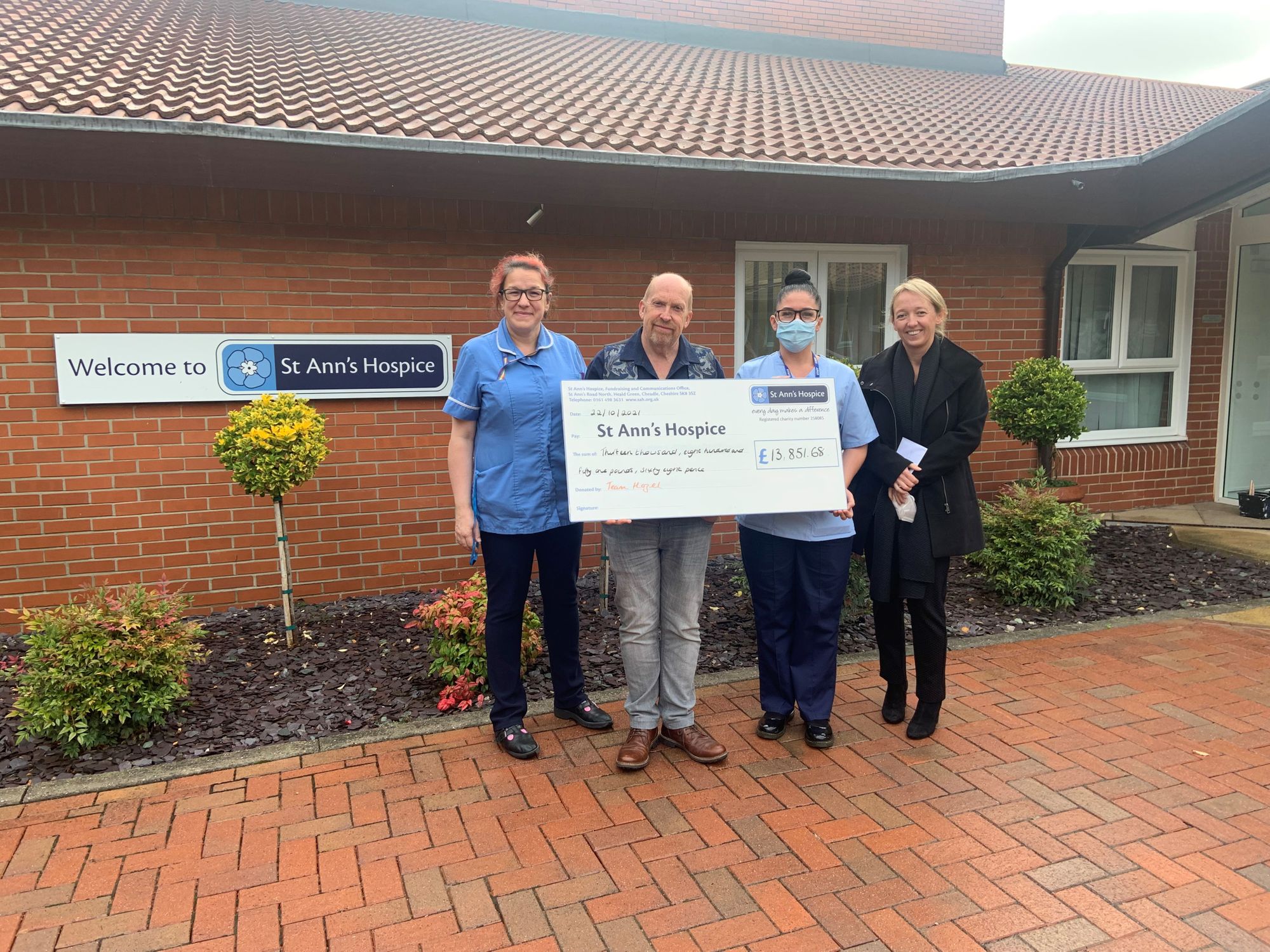 Memory of St Ann's Senior Counsellor lives on in the Hospice's new home
