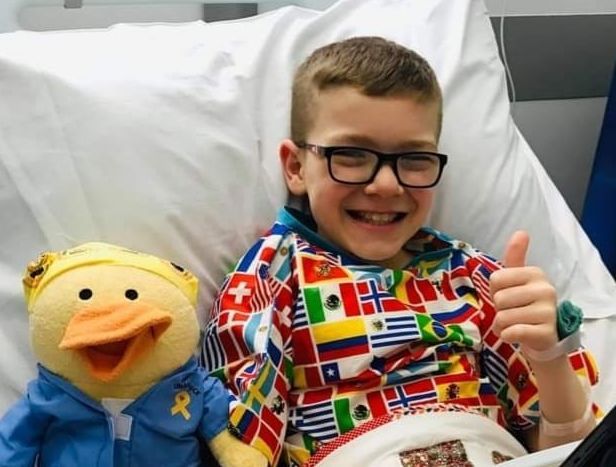 Durham mum fundraising for brain tumour charity in support of her son