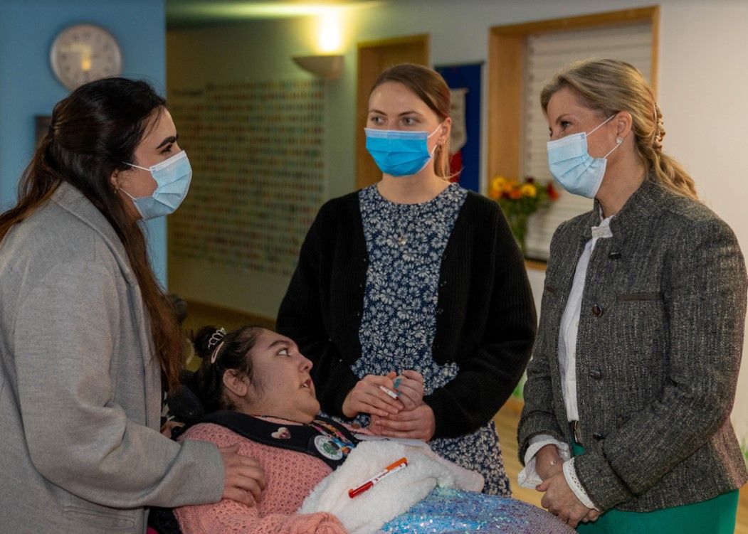 The Countess of Wessex visits London and Surrey-based charity for Valentine's event