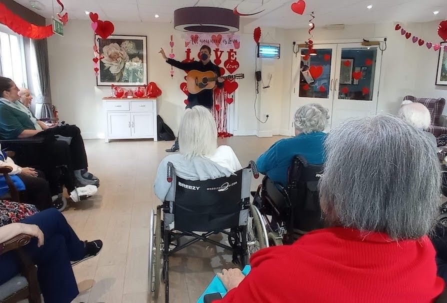 Love is in the air in Southgate as care home residents celebrate Valentine's Day