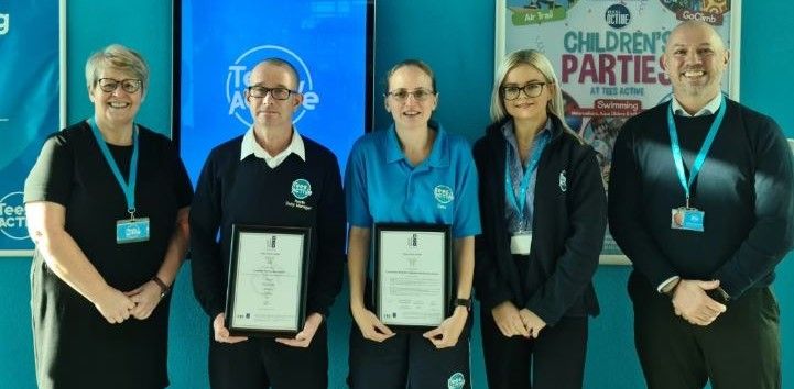 Stockton-on-Tees leisure centre staff receive customer service award