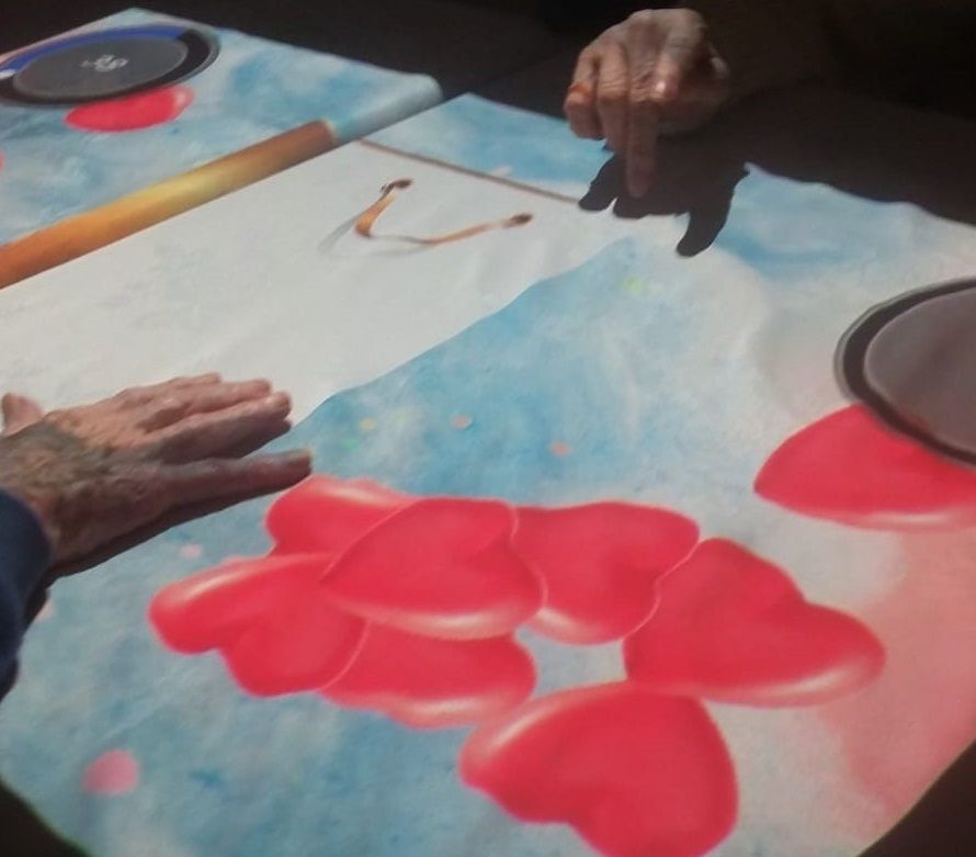 Isleworth care home brought some Valentine's Day magic to residents