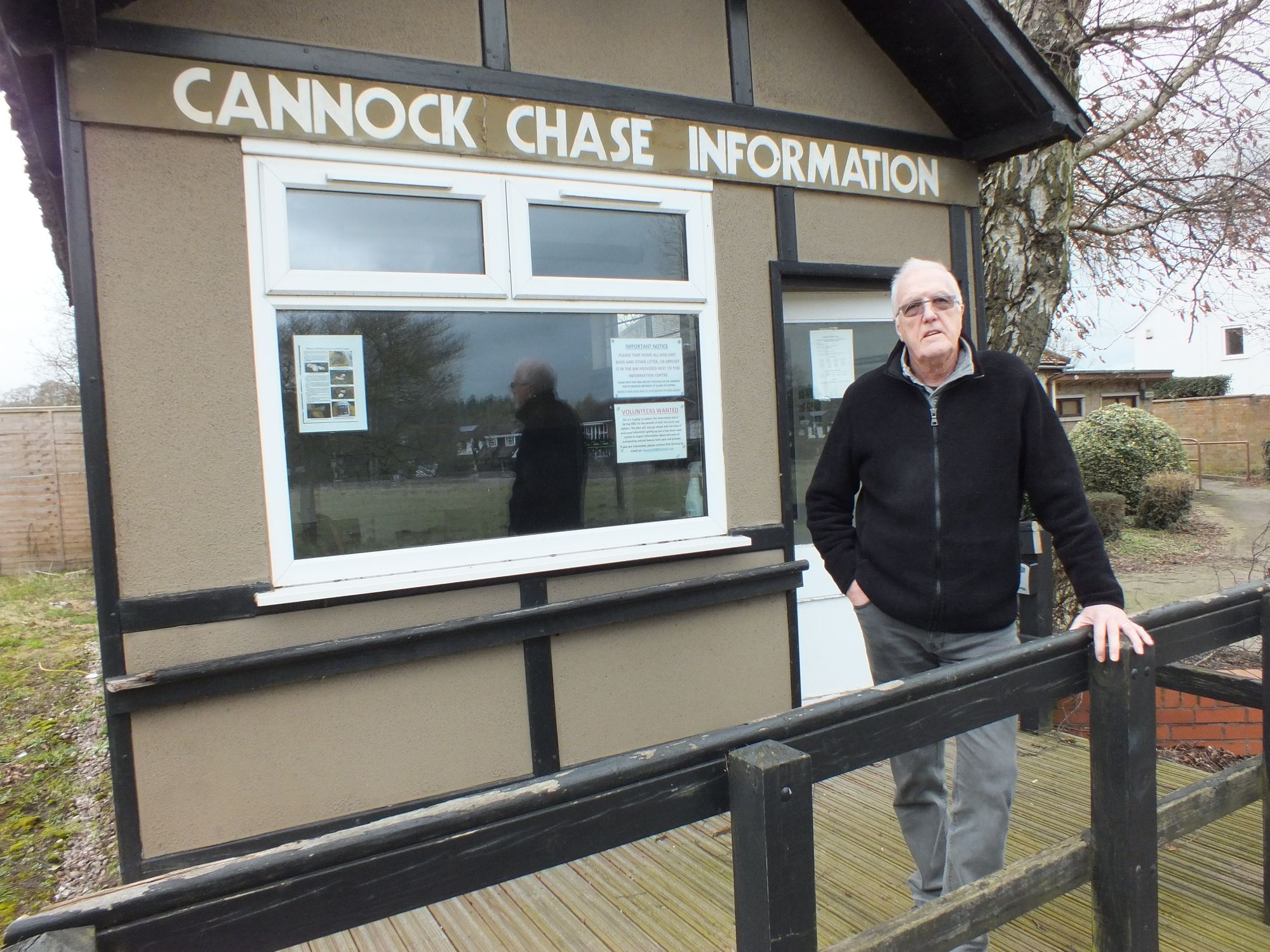 Residents volunteer to help reopen information hut in Cannock Chase