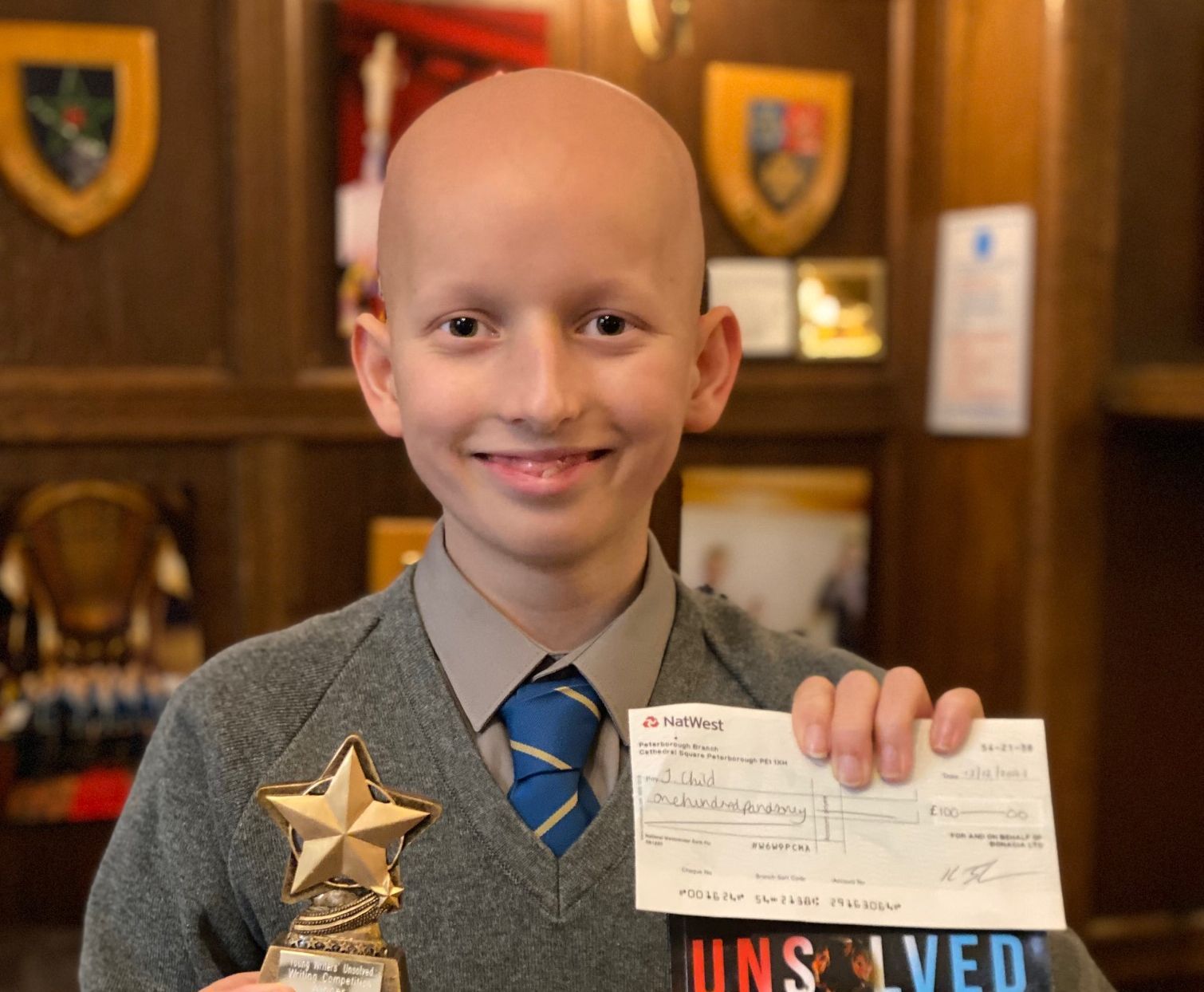 Unsolved writing competition success for Sevenoaks pupil