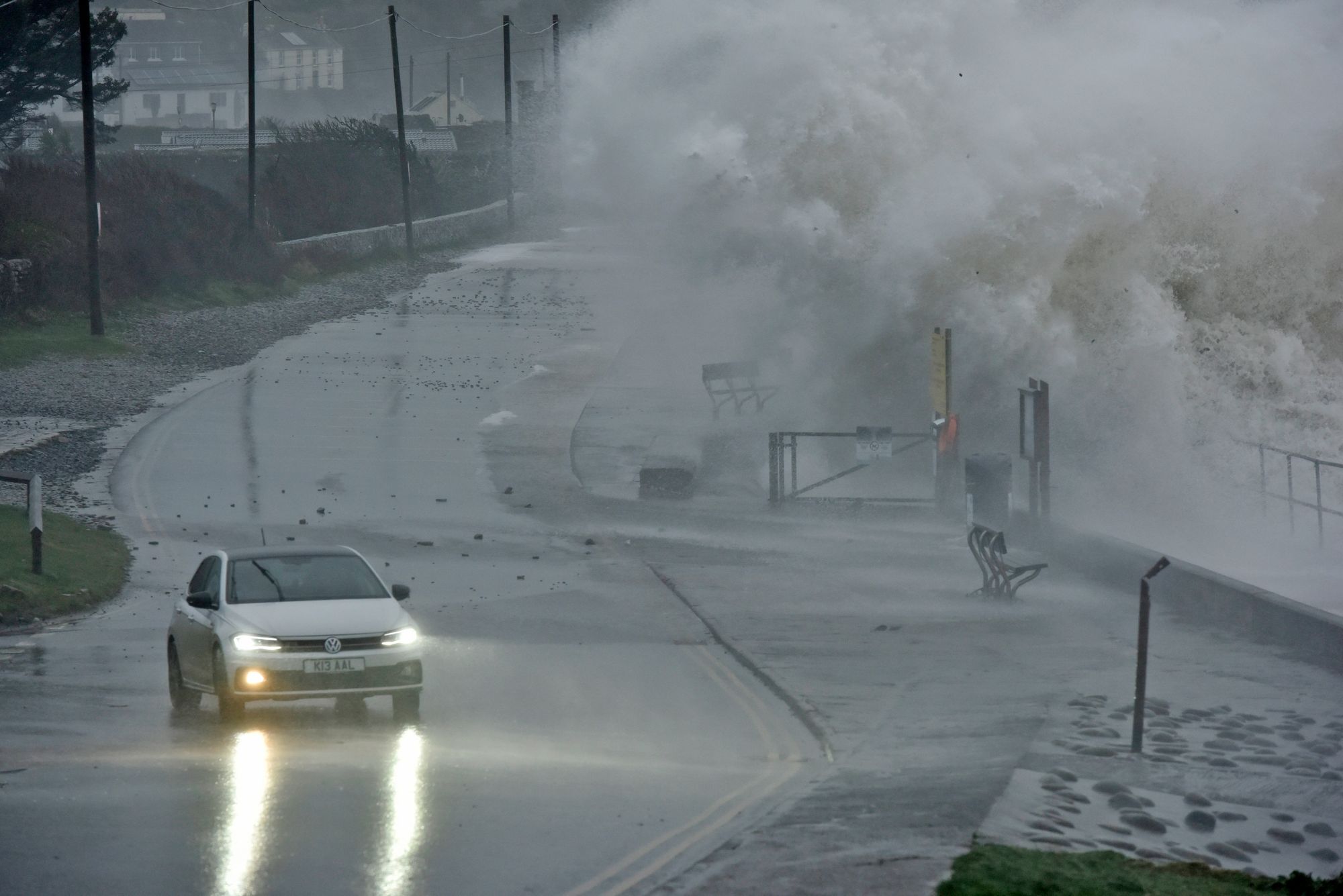 Storm Eunice wreaks havoc across West Wales