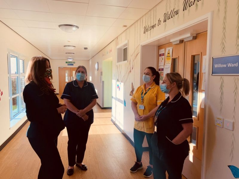 MP met with West Park Hospital staff for mental health discussions