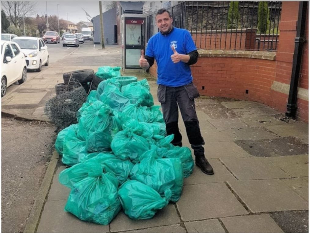 Rochdale volunteer leads the way for town to join Great British Spring Clean