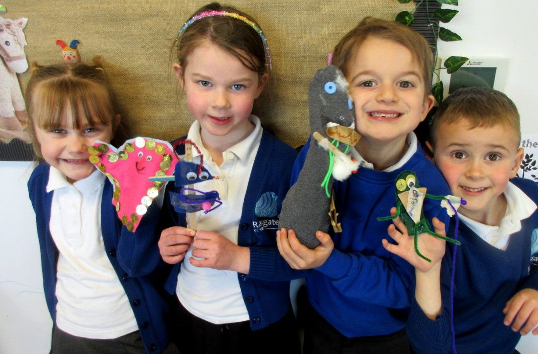 Learning through play as Thanet pupils investigate puppets