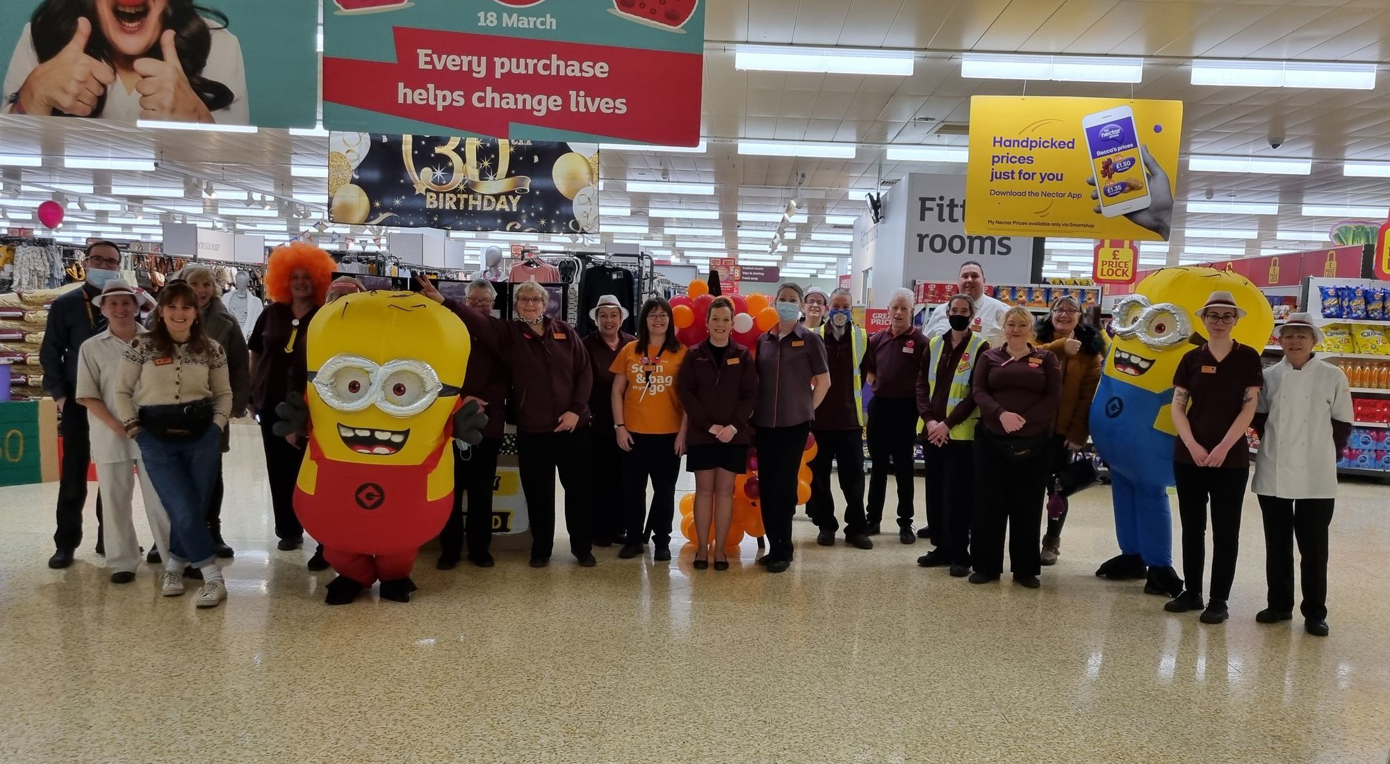 Stafford Sainsbury's celebrated 30 years serving the community