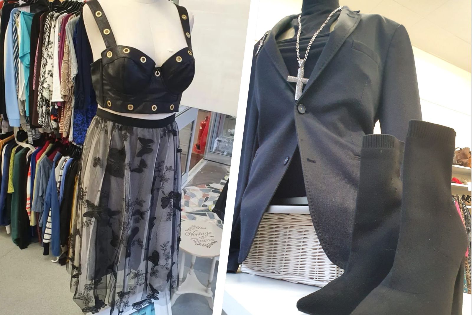 Stafford charity shop does their own take on London Fashion Week