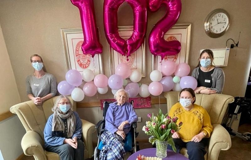 Hailsham resident reveals the secret to a long life on 102nd birthday