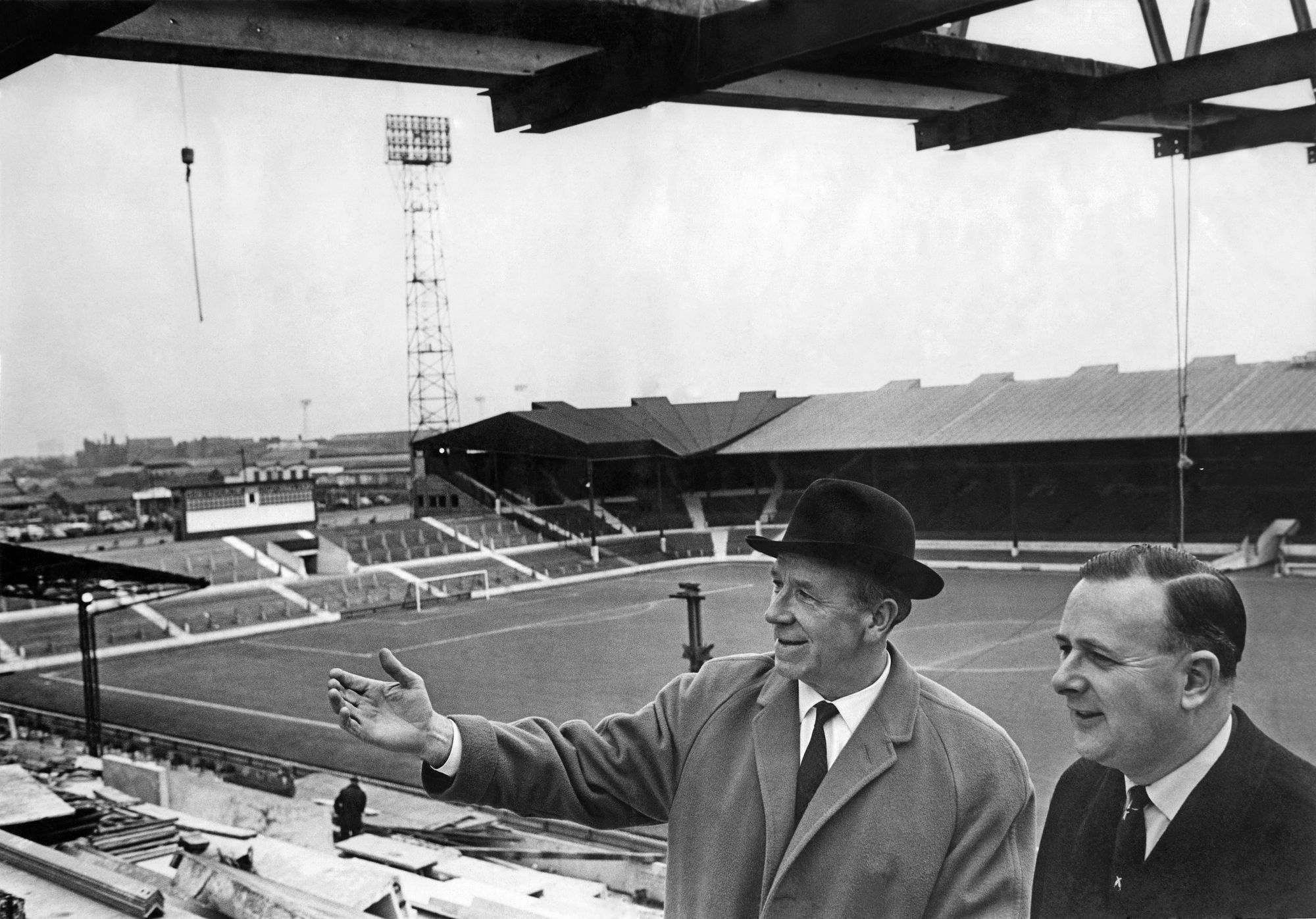 Nostalgia: Old Trafford gets inspected for 1966 World Cup