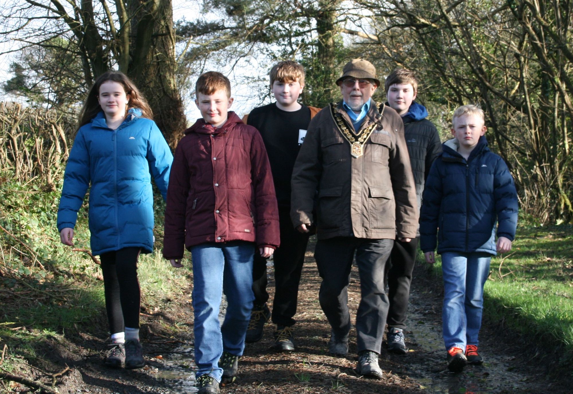 County council chair treks three times around Carmarthenshire for charity