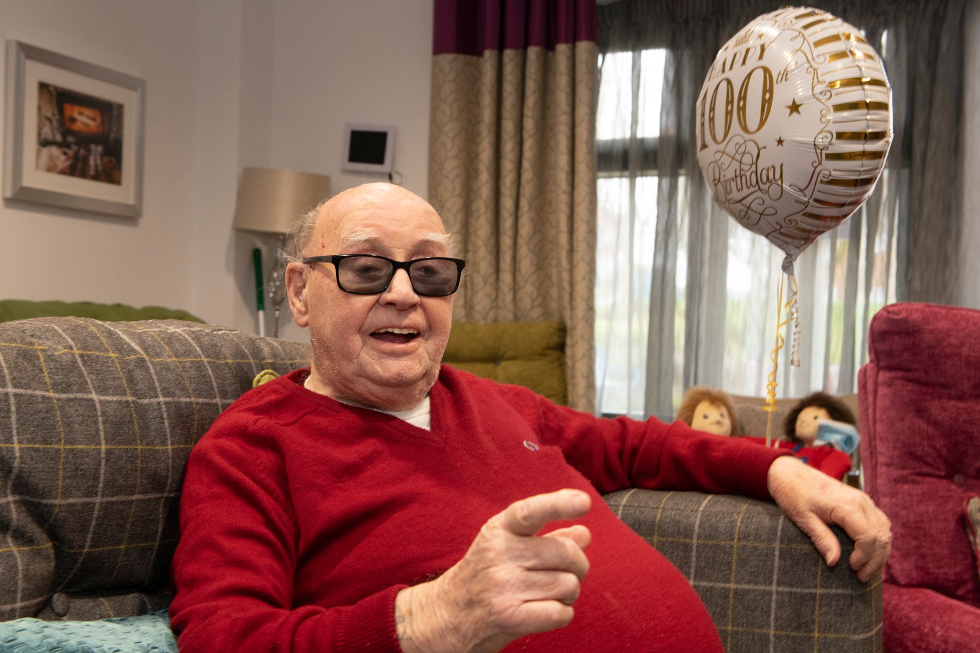 Salford-born war veteran celebrates 100th birthday in military style