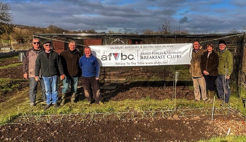 Wiltshire veterans club puts down roots with allotment donation