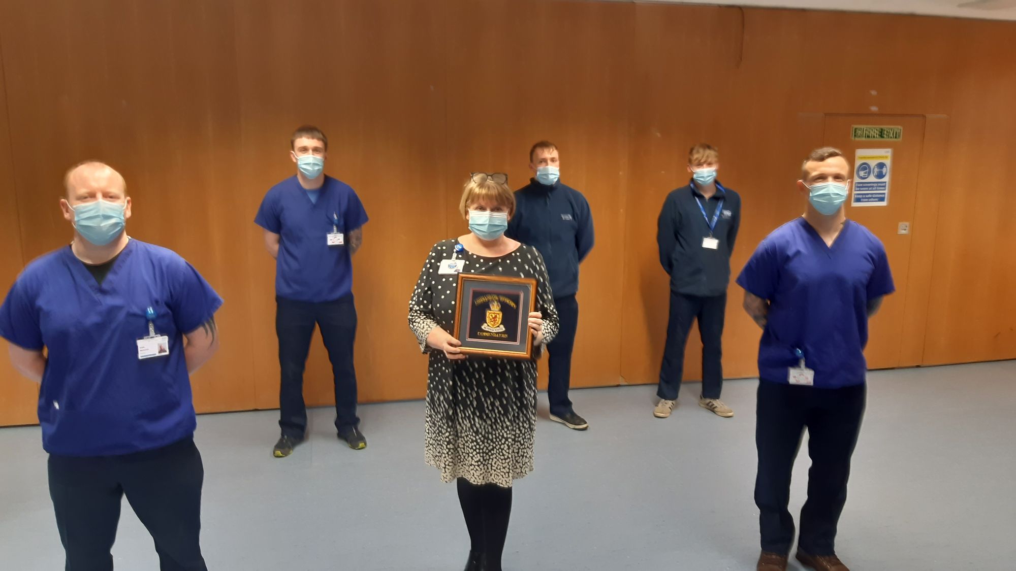 Armed forces personnel thanked for their hospital support