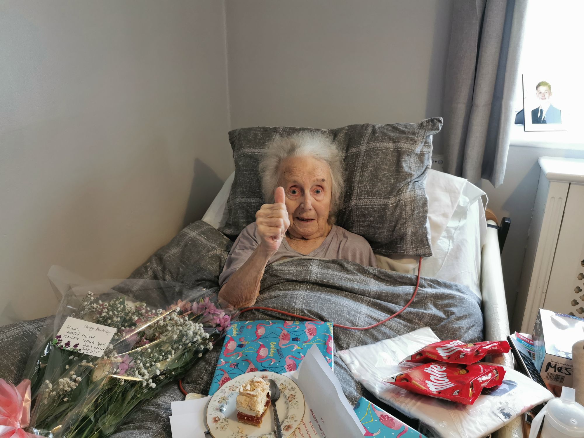 Clacton care home celebrates 90th birthday of resident, Joan