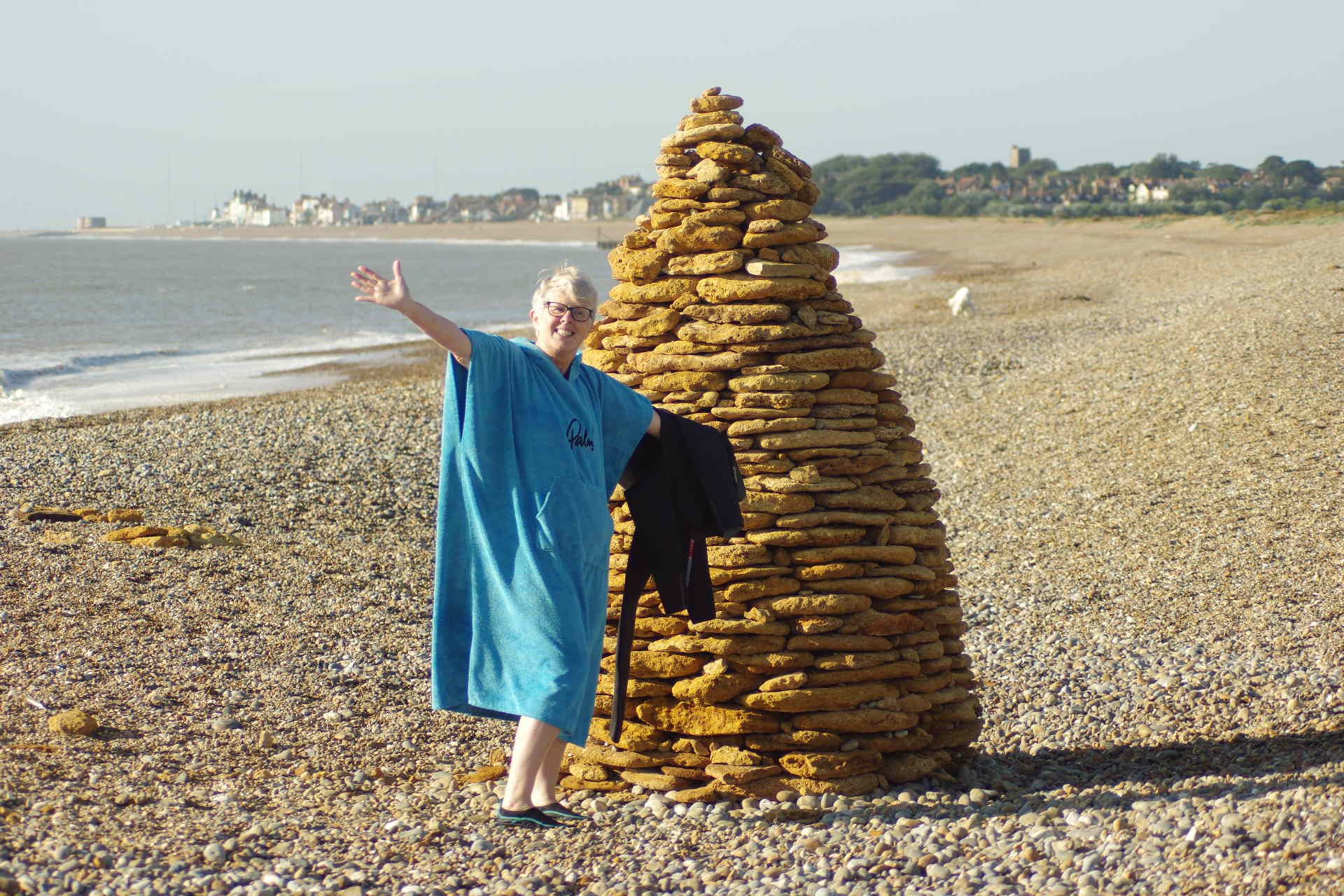 Wild swimmer makes a splash for Derby hospice