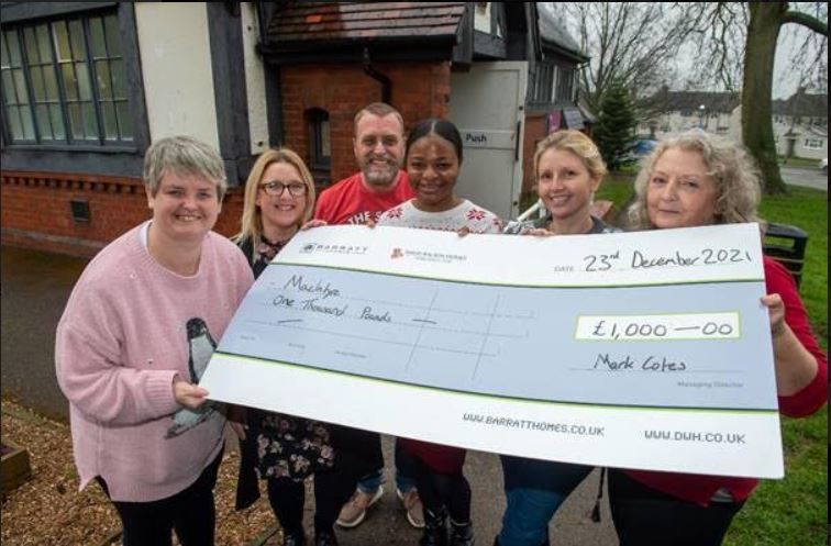 Donation will support Chesterfield disability charity's  Memory Cafe