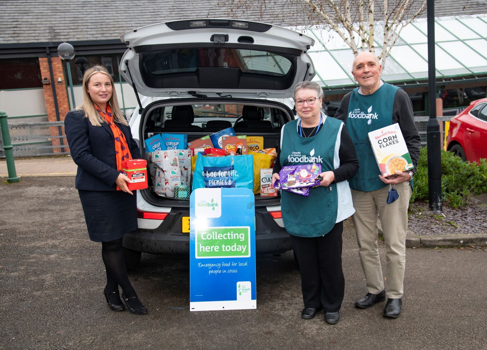 Cheadle foodbank continues to support the community following kind donation