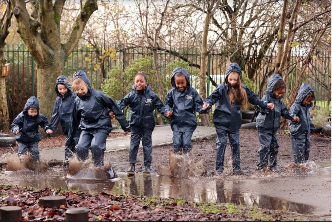 Salford primary school receives waterproof and wellies kits to aid outdoor learning