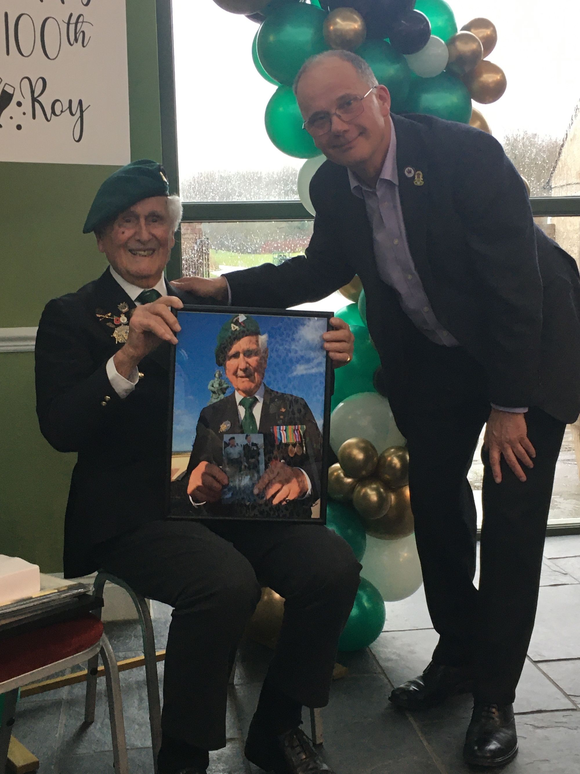 Taxi charity helps Staplehill veteran celebrate his 100th Birthday