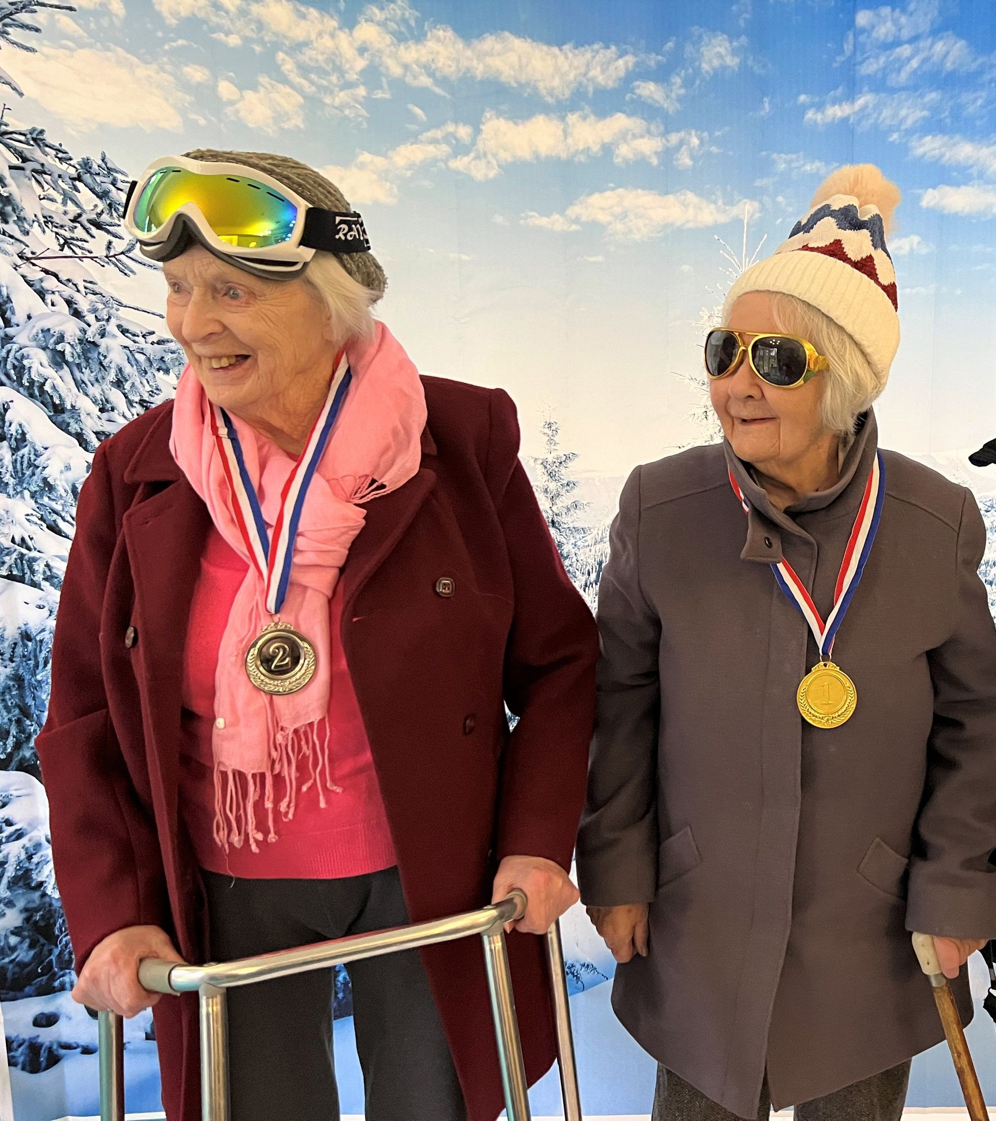 Irvine care home residents go for gold in own Winter Olympics