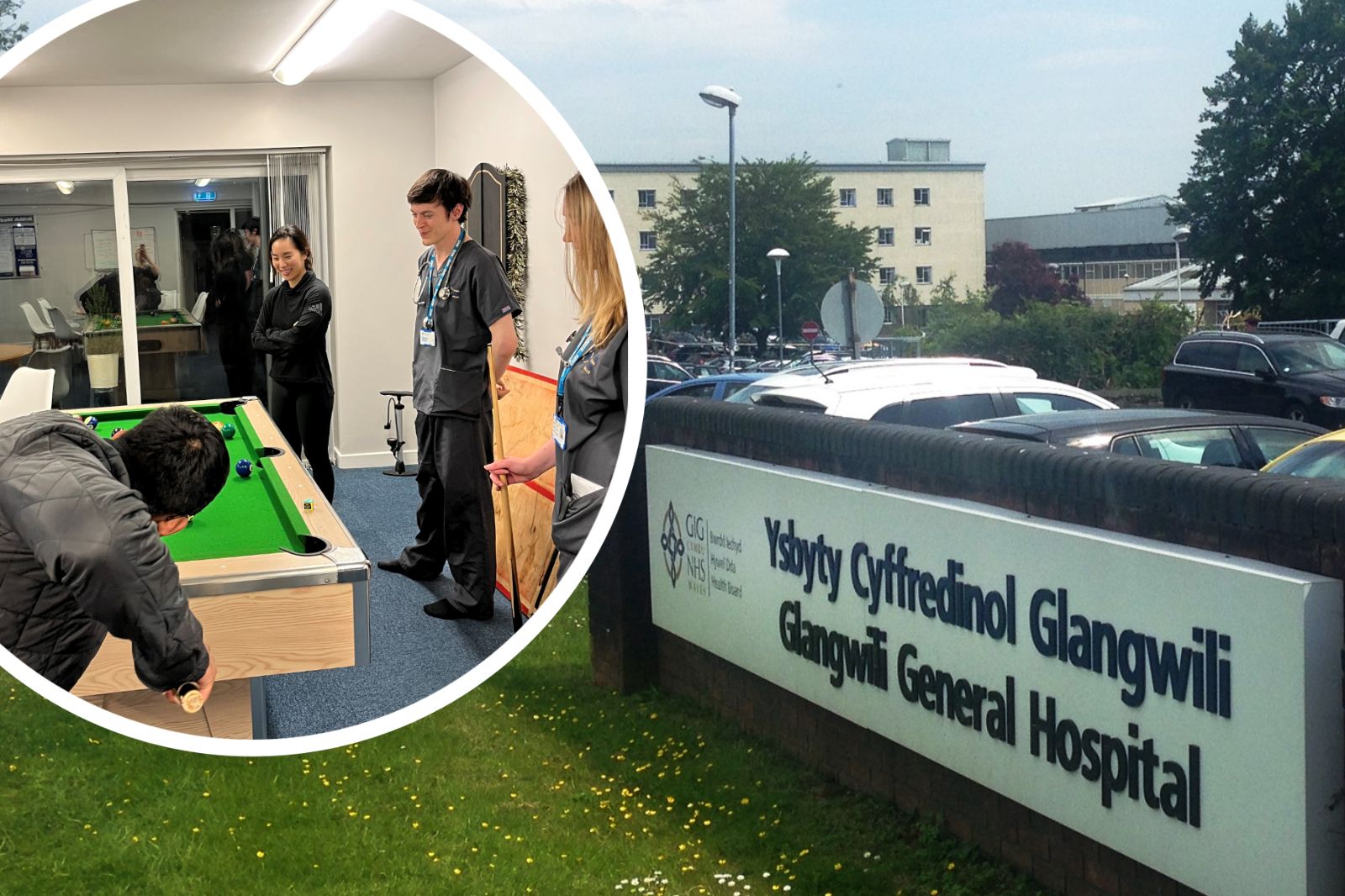 Public donations buy furniture for junior doctors at Carmarthen’s