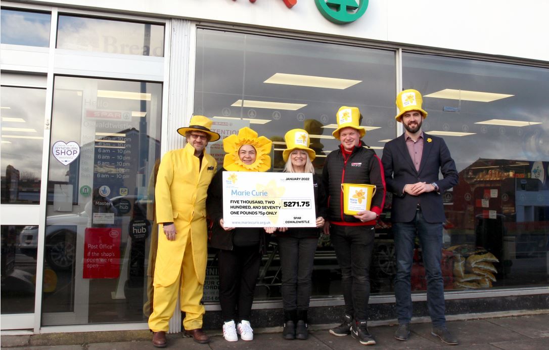 Oswaldtwistle convenience store raises more than £5,000 for Marie Curie