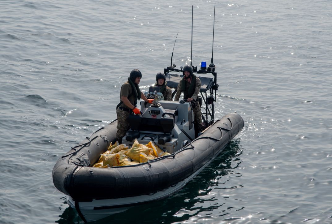 Royal Navy warship seizes cannabis worth £6.5m in Middle East