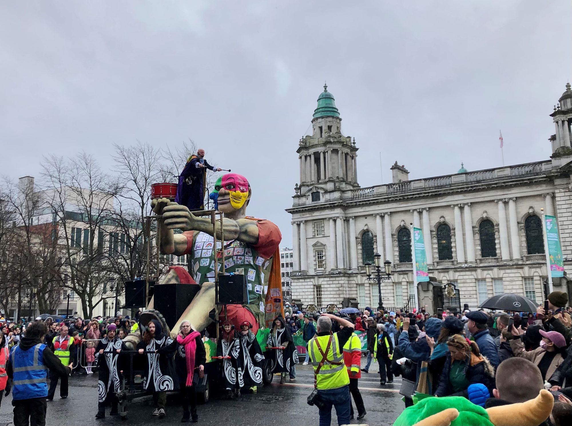 St Patrick’s Day parade returns to Northern Ireland after pandemic absence