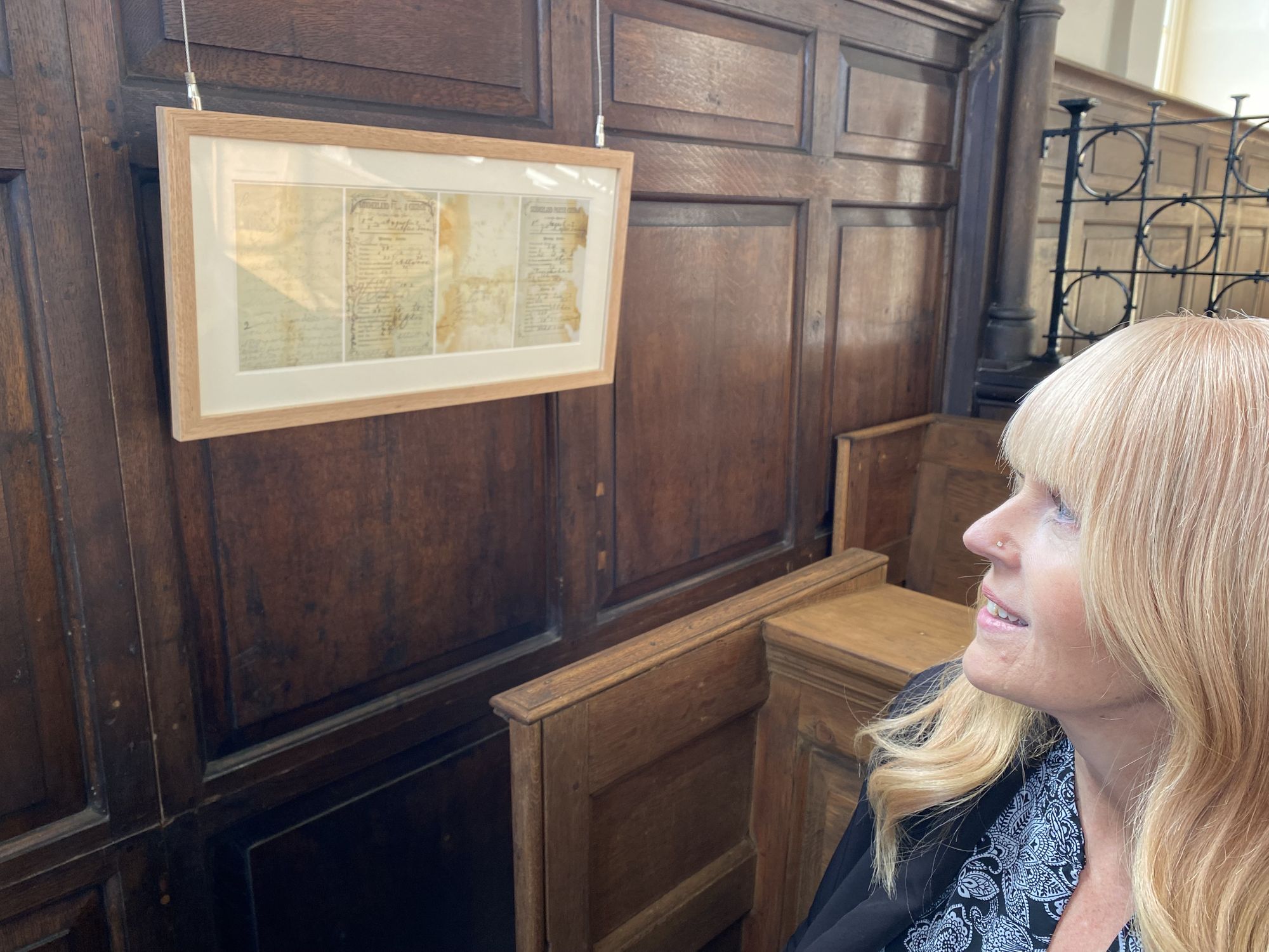 Choirboy’s hidden note found in church pew 125 years on