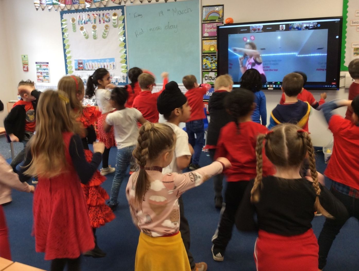 Leicester schoolchildren take on fundraising role for Red Nose Day
