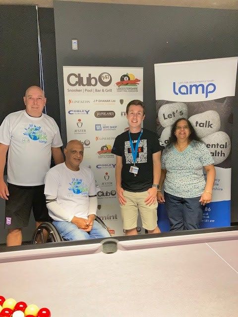 Leicester charity launches partnership for pool tournament