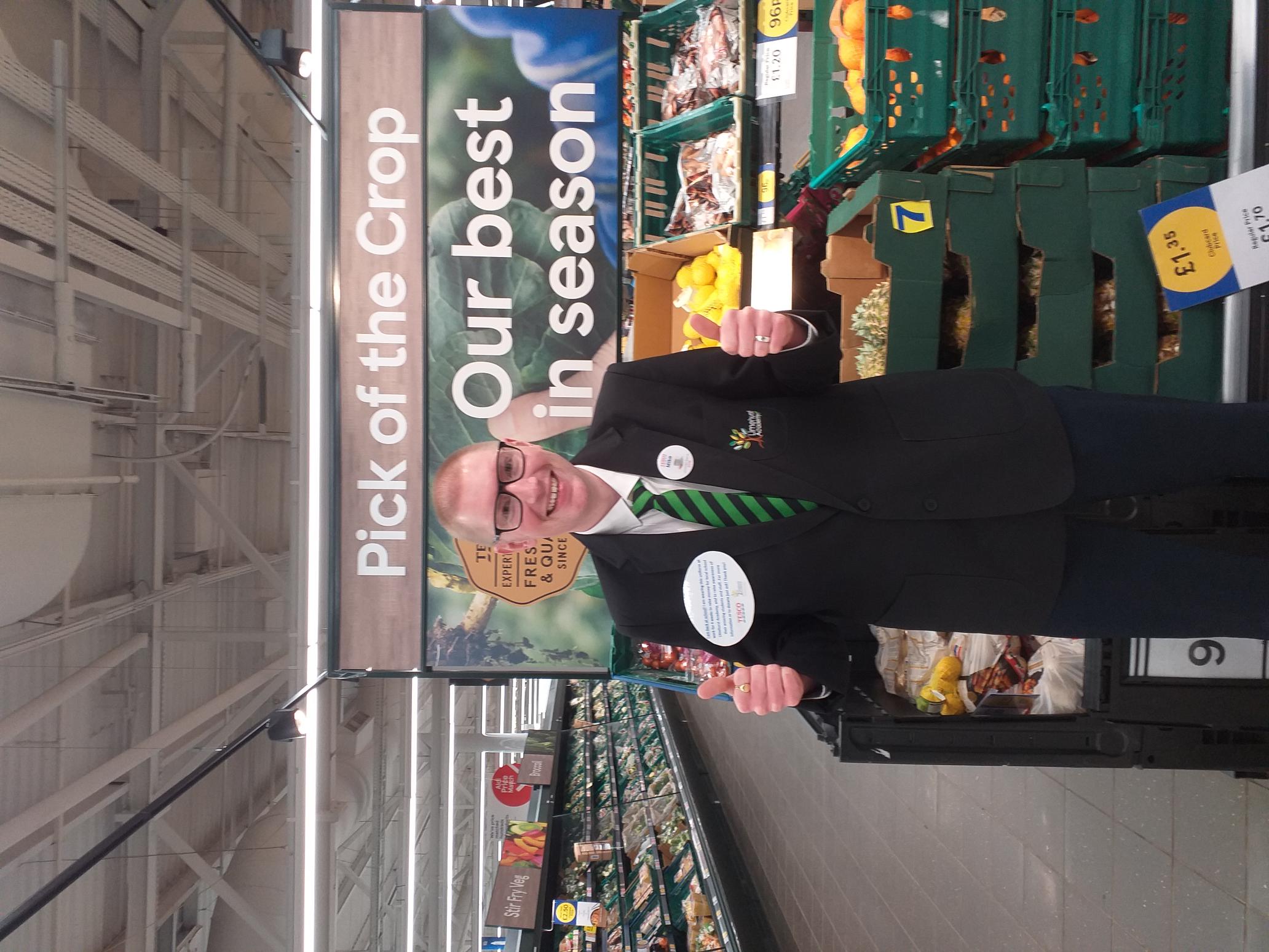 Supermarket school uniform challenge helps out local school