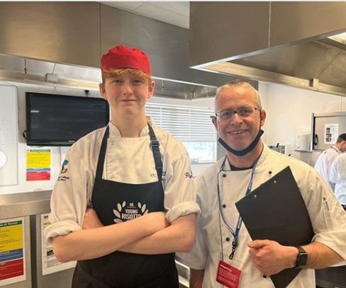 Cheshire College learner cooks up  a storm landing a place in chef finals