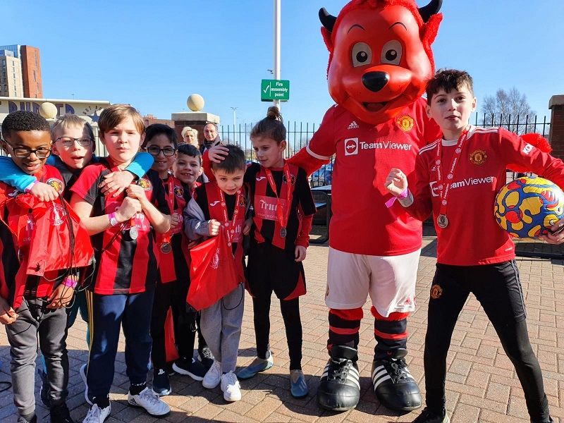 Young Stockport footballers turn fundraisers inspired by hero Marcus Rashford