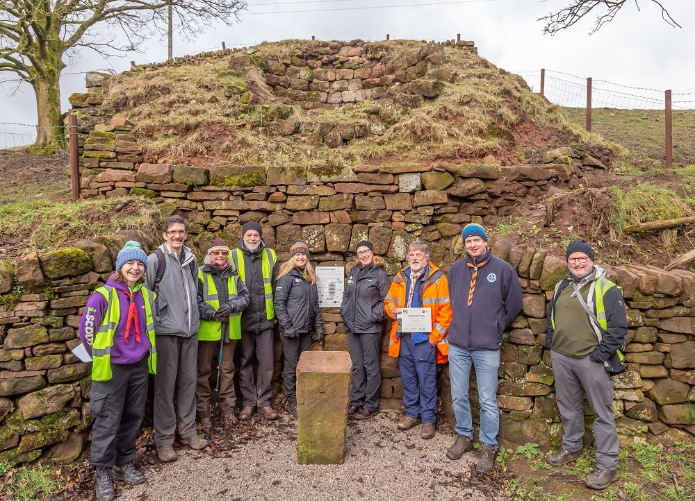 Scouts group adopts historic limekiln