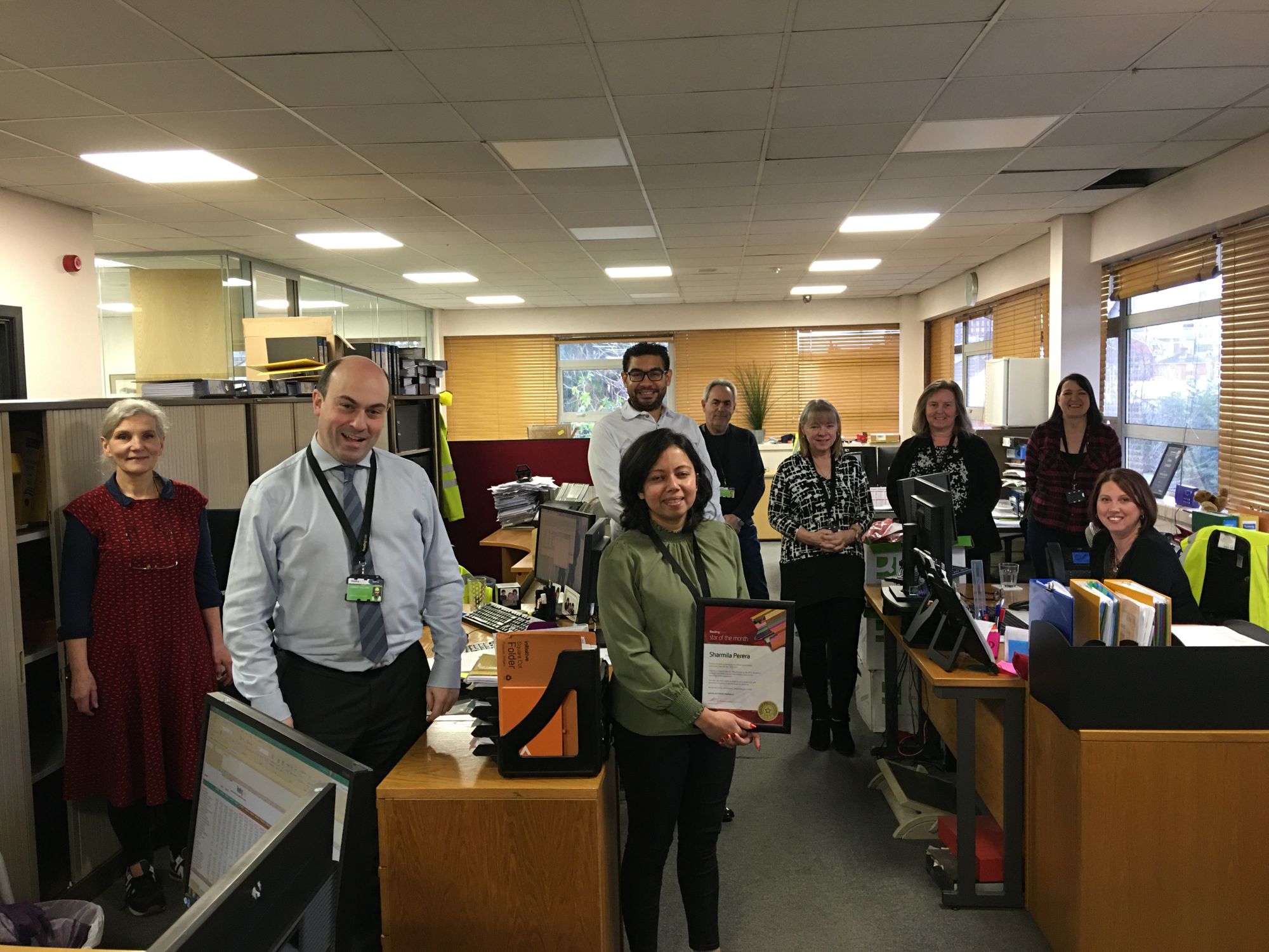 Reading woman receives star status for her hard work during the pandemic