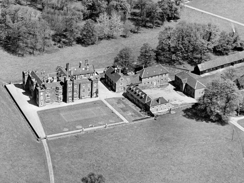 RAF aerial photographs show Second World War camp in parkland