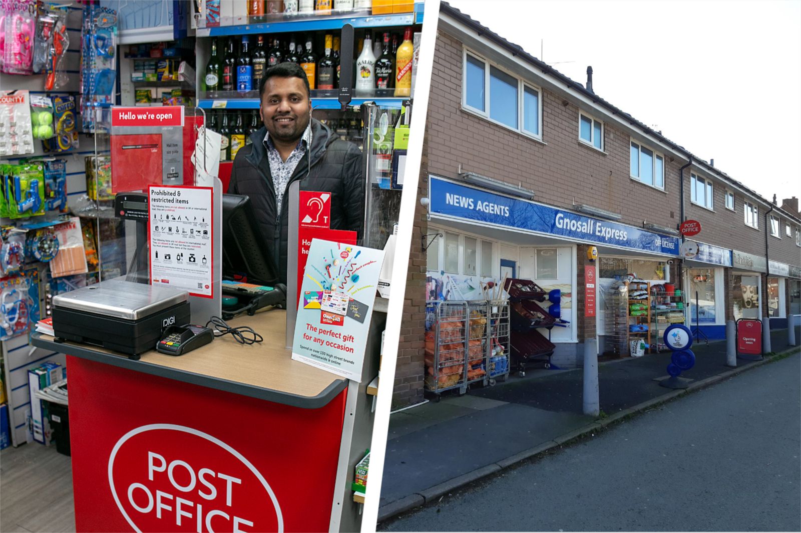 Gnosall Post Office services restored after new counter opens