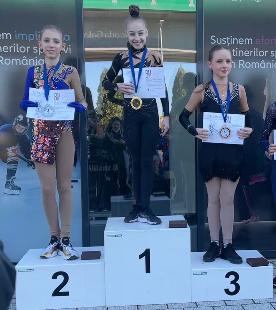 Merrow teenager wins bronze in international ice skating competition