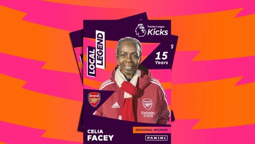 Arsenal in the Community coach named Premier League Kicks Local Legend